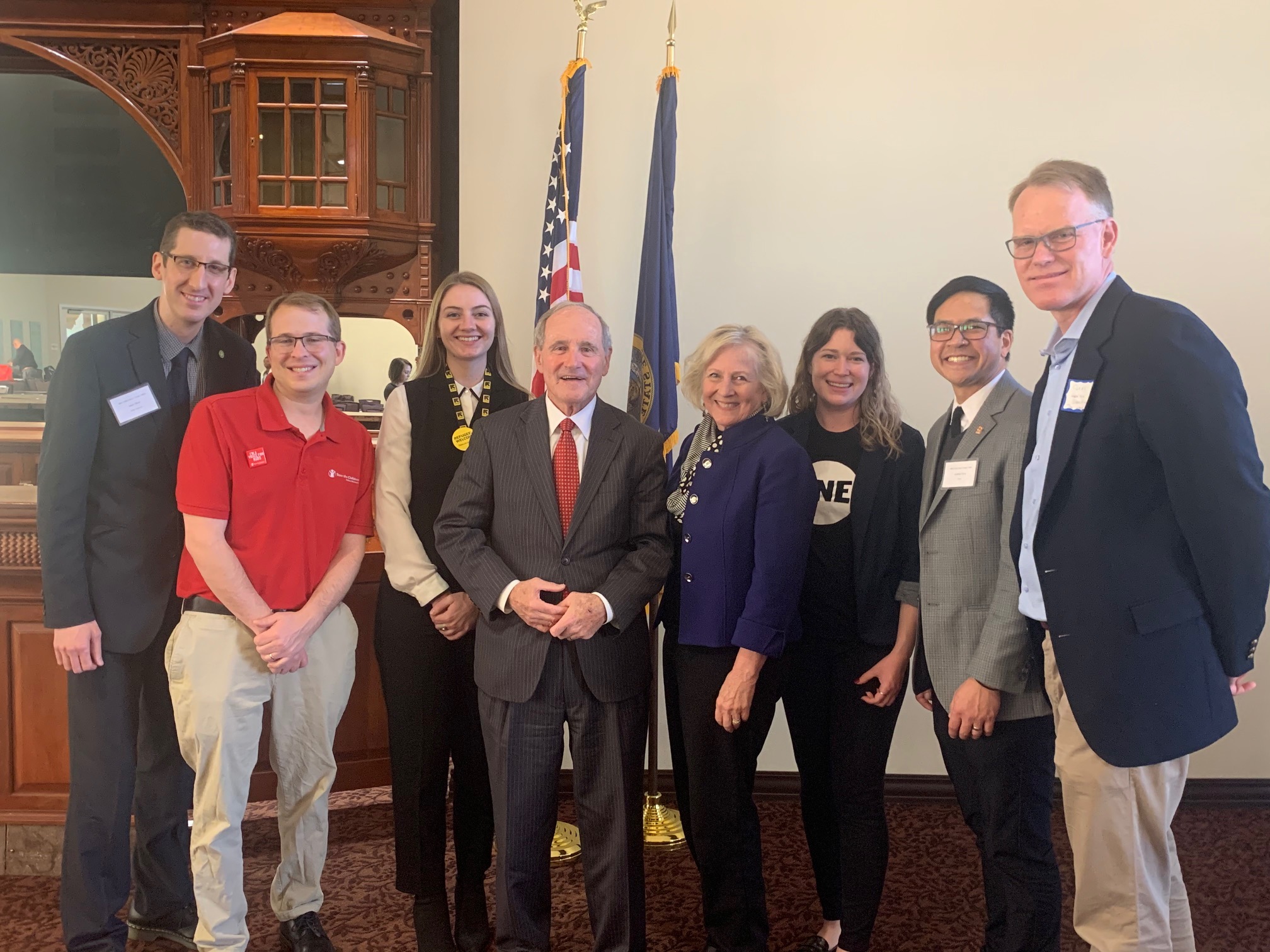 risch with history museum group